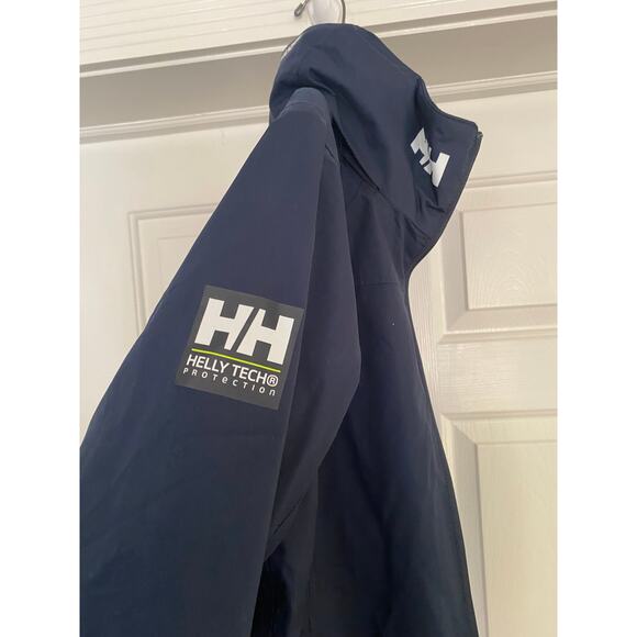 NWT Helly Hansen Women’s Crew Hooded Midlayer Jacket 2.0, Small, Navy, 190$ - Picture 8 of 8
